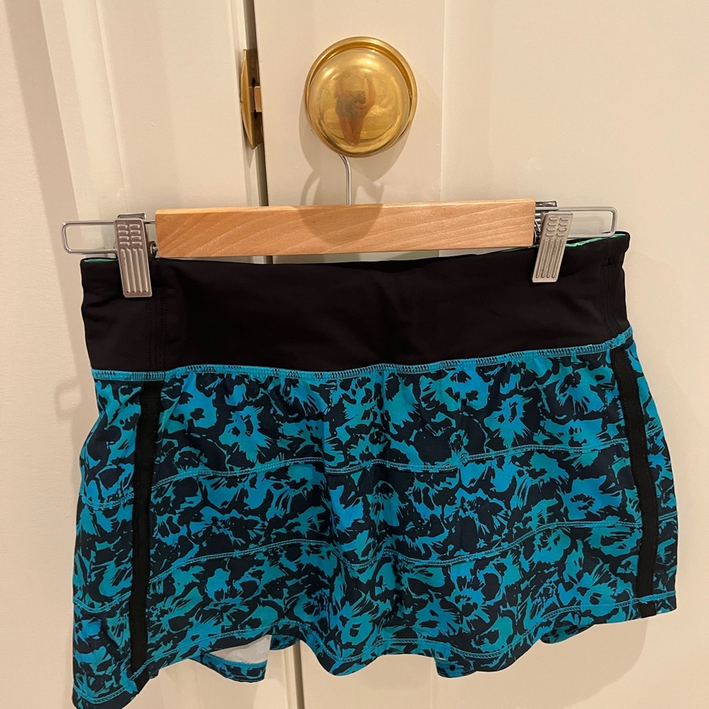 rare lululemon pace rival skirt